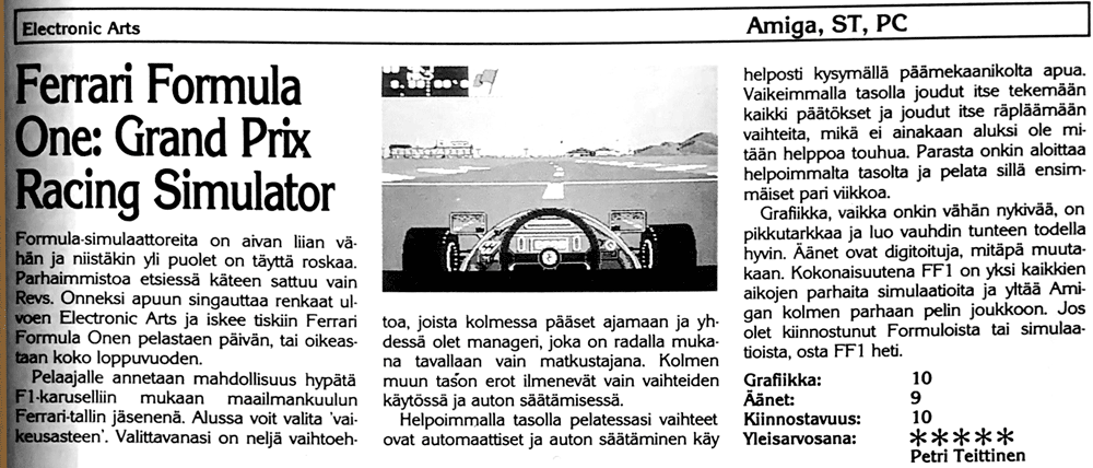 Ferrari Formula One: Grand Prix Racing Simulator